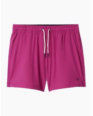 Crew Plain Swim Shorts - Pink