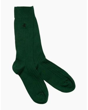 Swole Panda Socks Racing - Green
