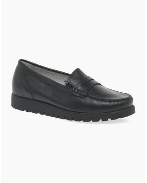 Waldläufer Penny Moccasins - Black