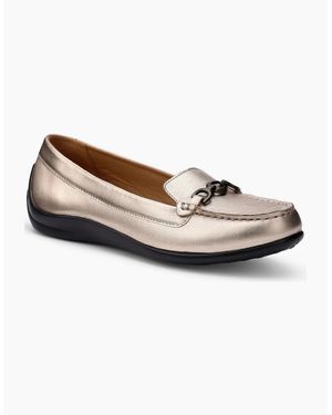 Hotter Dover Wide Fit Loafers - White