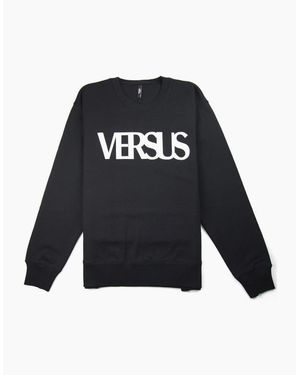 Versus Versace Versus Large Versus Logo Sweatshirt - Black