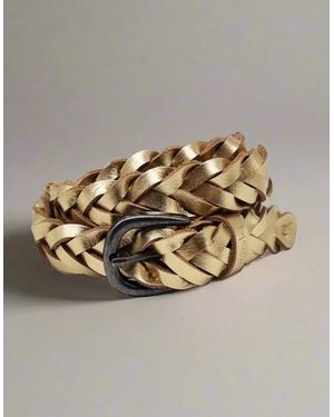Nooki Design Dallas Woven Belt - Metallic