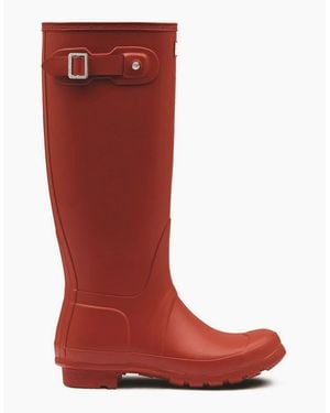 HUNTER Original Tall Wellington Boots - Red
