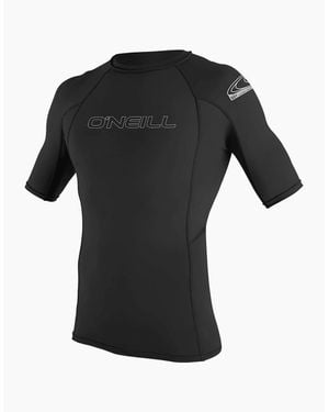 O'neill Sportswear Basic Skins Short Sleeve Rash Guard - Black