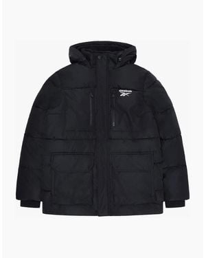 Reebok Rb1577 Puffer Parka Jacket - Blue