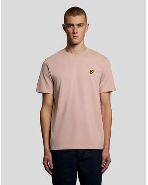 Lyle & Scott Cotton Crew Neck T-Shirt - Natural