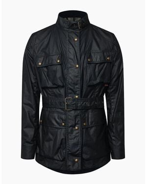 Belstaff Waxed Cotton Trailmaster Jacket - Black
