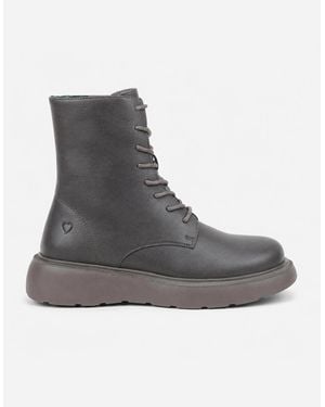 Heavenly Feet Fern Ankle Boots Chocolate - Black