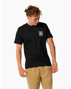 Rip Curl Rip Curl Streamline Line Up Short Sleeve T-Shirt - Black