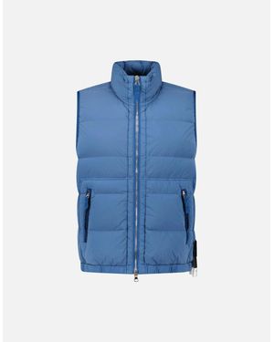 Stone Island Puffer Seamless Tunnel Nylon Gilet - Blue