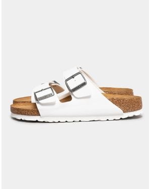 Birkenstock Arizona Narrow Birko-Flor Sandals - White