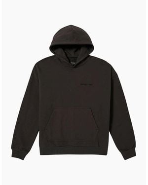 Brixton Embroidered Heavyweight Oversized Hoodie - Black
