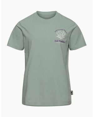 Jack Wolfskin Carefree Short Sleeve T-Shirt - Green