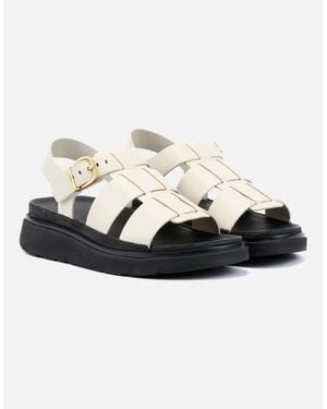 Fitflop Gen-Ff Fisherman Leather Paris Sandals - Natural