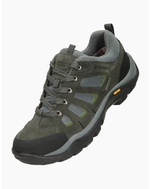 Mountain Warehouse Field Extreme Suede Waterproof Walking Shoes - Black
