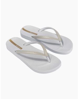 Ipanema Mesh X Fem Flip Flops - White