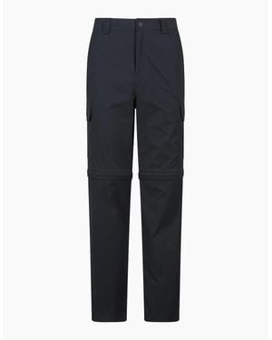 Mountain Warehouse Delta Stretch Zip-Off Trousers - Blue