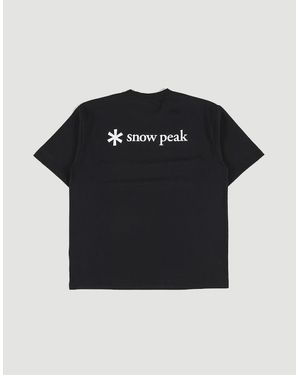 Snow Peak Snow Peak Back Printed Logo T-Shirt - White