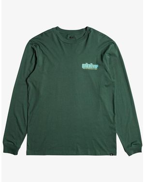 Quiksilver Three Tree Long Sleeve T-Shirt - Green