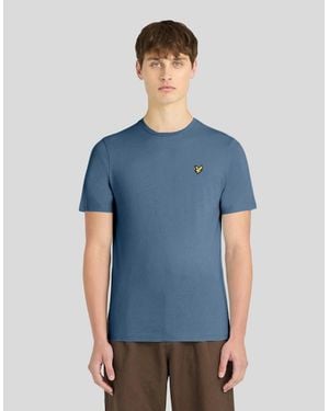 Lyle & Scott Everyday Cotton Crew Neck T-Shirt - Blue