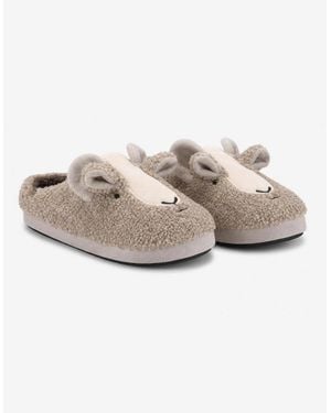Totes Toasties Goat Novelty Mule Slipper Mules - Grey