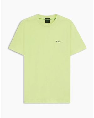 BOSS Logo T-Shirt, Logo Design - Yellow