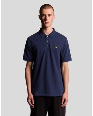 Lyle & Scott Cotton Polo Shirt - Blue