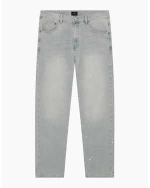 Magrit Core Painted Straight Jeans - Grey