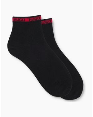BOSS Pack Of Logo Tape Socks - Black