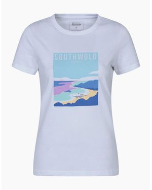 Mountain Warehouse Ladies Southwold Short-Sleeved T-Shirt - Blue