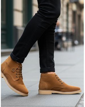 Popps Ranger Desert Boots Cognac - Brown