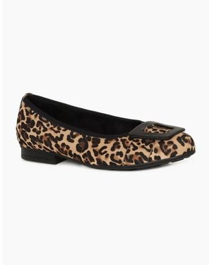 Gabor Paige Ballet Court Shoes - Black