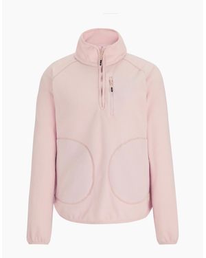 Regatta Ladies Frankie Quarter Zip Fleece Top - Pink