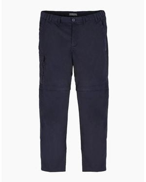 Craghoppers Expert Kiwi Convertible Tailored Trousers - Blue