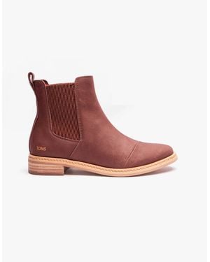 TOMS Charlie Boots Chestnut - Red