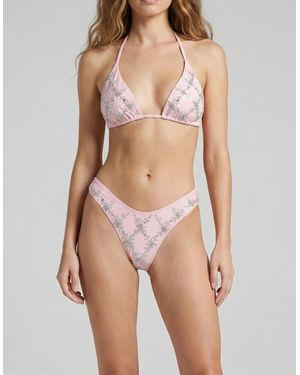 Oceanus Rose Flattering Bikini Bottoms - Brown