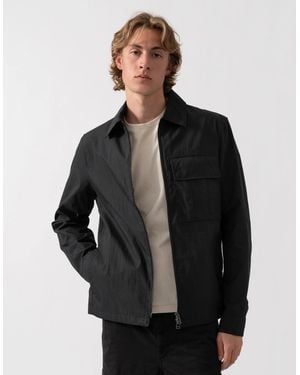 Belstaff Cargo Overshirt - Black