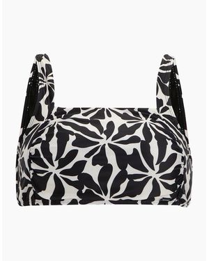 Regatta Ladies Loria Abstract Floral Bikini Top - Black