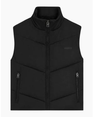 BOSS Berolino Padded Nylon Gilet - Black
