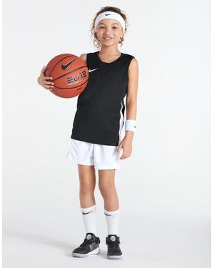Nike Youth Basketball V-Neck Sleeveless Jersey - White