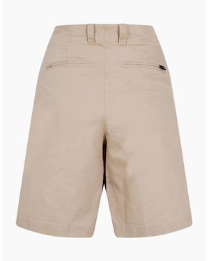 Timberland Linen Citadel Bermuda Shorts - Natural