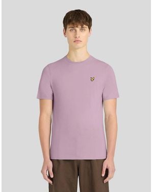 Lyle & Scott Everyday Cotton Crew Neck T-Shirt - Purple
