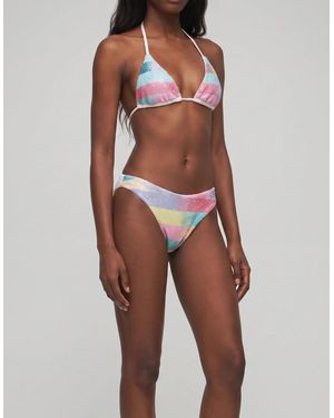 Oceanus Nerina Multi Colour Hand-Beaded Bikini Bottom - Multicolour