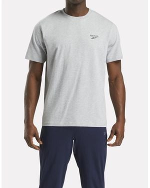 Reebok Cody Crew Neck Tee Cotton Short Sleeve T-Shirts - Grey