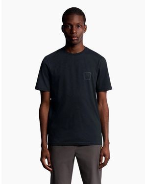 Lyle & Scott Lyle & Scott Rubberised Logo Graphic T-Shirt - Black
