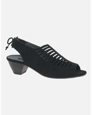 Paul Green Hazel Peep Toe Sandals - Black