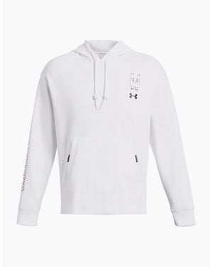 Under Armour Pride Hooded Relaxed Fit Sweatshirt - White