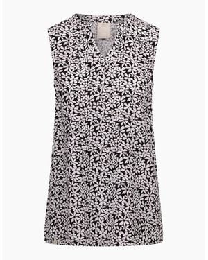Trespass Ladies Kaylyn Printed Vest Top - Black