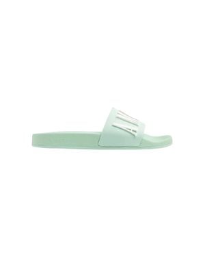 Amiri Sage Pool Sliders - Green