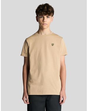 Lyle & Scott Cotton Crew Neck T-Shirt - Natural